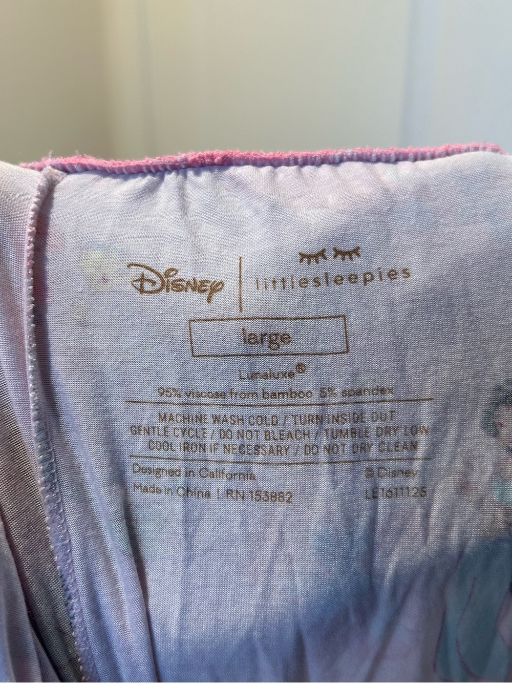 Little Sleepies Woman’s Disney Princess Garden Pajama Pants Sz Large - Picture 2 of 2